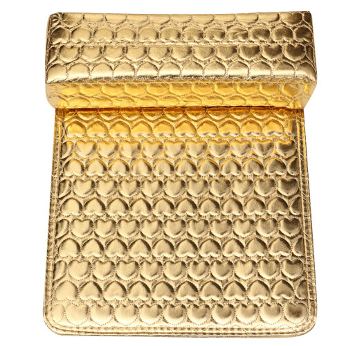2Set in Pelle PU Oro Per Nail Art E Comodi Poggiapolsi