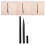 15Pz Eyeliner Liquido Punta Fine Nero Impermeabile Per 7