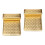 2Set in Pelle PU Oro Per Nail Art E Comodi Poggiapolsi 4