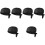 6Pcs Black Pirate Cooking Hat Adjustable Work Cap for Chefs 8