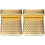 2Set in Pelle PU Oro Per Nail Art E Comodi Poggiapolsi 2