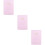 3Pz Notebook Diario Accademico Rosa in Materiale Resistente 7