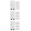 3Set Divisori Acquario in ABS Nero, Rete Isolante Per 5