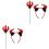 2Set Costume Con Cerchietto E Per A Tema 5