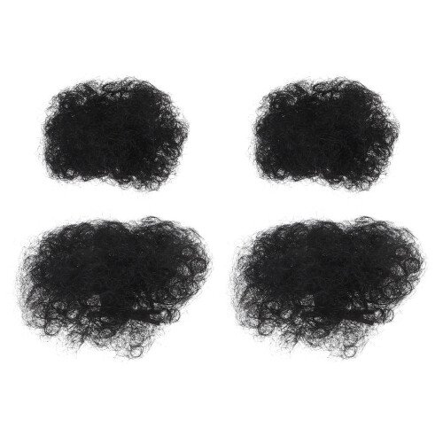 8Pz Fermagli Afro Bun Nero Per Bambini Morbidi