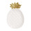 3Pz Piatti in Bianco Con Design Ananas Per Frutta E Dessert 1