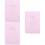 3Pz Notebook Diario Accademico Rosa in Materiale Resistente 5
