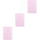 3Pz Notebook Diario Accademico Rosa in Materiale Resistente 3