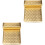 2Set in Pelle PU Oro Per Nail Art E Comodi Poggiapolsi 3
