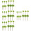 48Pz Mini Palme Verdi Alberi Per Diorami E Decor 7