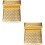 2Set in Pelle PU Oro Per Nail Art E Comodi Poggiapolsi 6