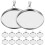 80Pz Vassoi Per Pendenti Argento Set Base Per Creazioni Gioielli DIY 9
