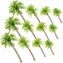 48Pz Mini Palme Verdi Alberi Per Diorami E Decor