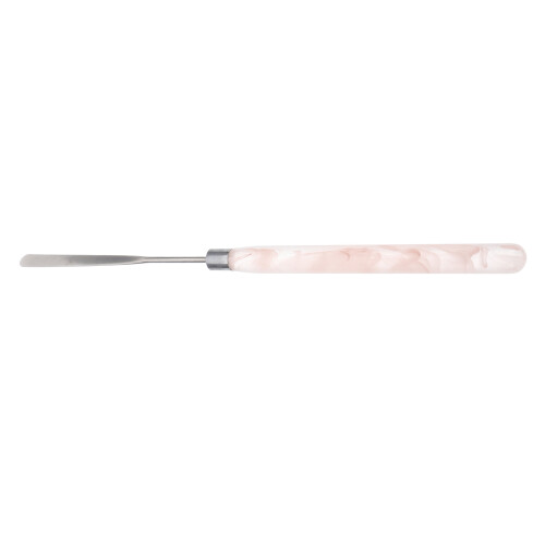 2Pz Spatola Makeup Rosa in Acciaio Strumento Versatile E Resistente 1