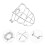 3Pcs Silver Iron Fire Sprinkler Cover Caps with Easy Installation 10