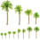 48Pz Mini Palme Verdi Alberi Per Diorami E Decor 2