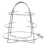 3Pcs Silver Iron Fire Sprinkler Cover Caps with Easy Installation 2