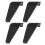16Pz Supporti Per Neri in Alluminio Gambe Per Tavolo E Divano 1