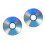 2Set Dischi Cd Audio Registrabili Con Storage Ampio E Multi 7