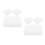 6Pz Scatole Organizer Manicure Trasparenti in Materiale PP Resistente 9