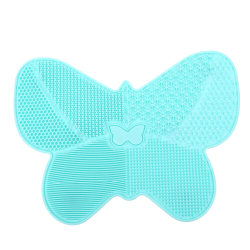 3Pz Mat Per Make-Up Verde in Silicone Design Farfalla