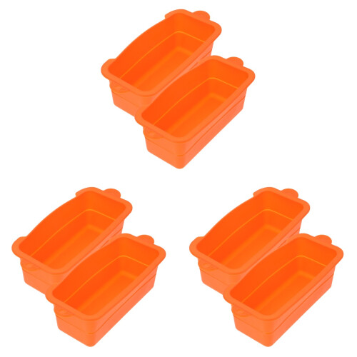 6Pz Silicone Liner Per Arancione Riutilizzabile Per Uso Casa 2