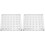 2Pz Contenitori Trasparenti in Acrilico Multi-Griglie Per Conchiglie 4