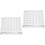 2Pz Contenitori Trasparenti in Acrilico Multi-Griglie Per Conchiglie 6