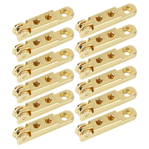 48Pz Cerniere Gioiello in Zinco Oro Per Scatole in Legno Mini 2
