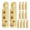 48Pz Cerniere Gioiello in Zinco Oro Per Scatole in Legno Mini 2