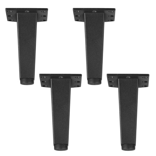16Pz Supporti Per Neri in Alluminio Gambe Per Tavolo E Divano 1