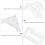 27Pz Acrilici Per Cucito Patchwork Trasparenti Kit Completo 4