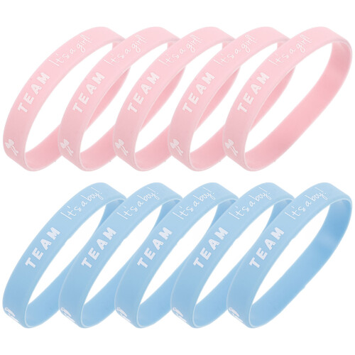 30Pz Braccialetti Silicone Alla Moda Per Festa E Giochi Bambini 1