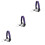 3Pz Paracord Viola Per Bottiglia Per Trekking 3