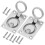 10Pz Serrature Marinaresche Inox Per Coperchi E Porte Argento 1