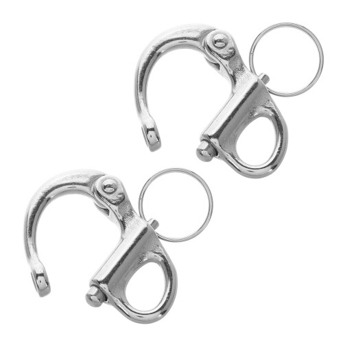 6Pz Shackles Quick Release Piccolo Silver Uso Nautico 1