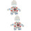 2Pz Abbigliamento Comodo Costume Per 7