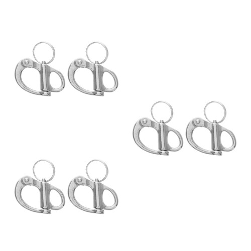 6Pz Shackles Quick Release Piccolo Silver Uso Nautico 2