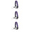 3Pz Paracord Viola Per Bottiglia Per Trekking 5