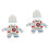 2Pz Abbigliamento Comodo Costume Per 4