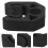 5Pz Fermatubi Immersione Nero Materiale Pom Design Anti Attrito 10