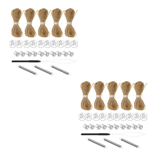 2Set Kit E Tende Pieghevoli Per Rv Marrone Resistente 2