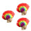 3Pz Cockscomb Cosplay Riutilizzabili 3