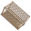 5Pz Porta in Legno Beige Multiuso Per Pennarelli E 3