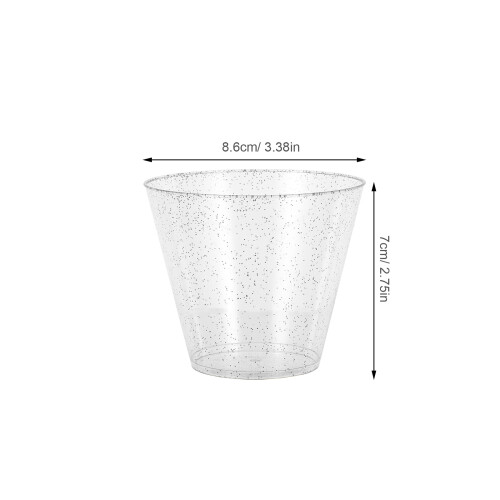 25Pz Decorativi Argento Per Bevande Piccole 2