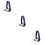 3Pz Paracord Viola Per Bottiglia Per Trekking 6