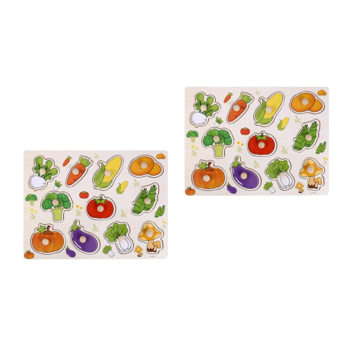 2Set Puzzle Educativo Legno Per Bambini Con E Luminosi 2