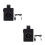 2Pz Cooler Acquario Nero ABS Regolabile Ventola Silenziosa Per 9