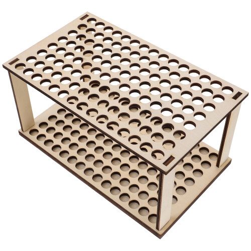 5Pz Porta in Legno Beige Multiuso Per Pennarelli E 1