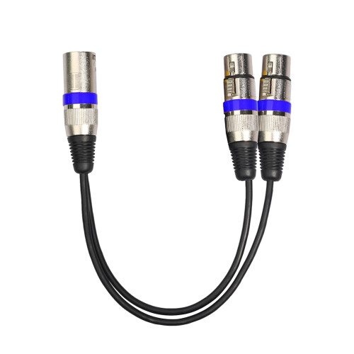 6Pz Cavi Microfono Bilanciati Xlr Maschio A Dual 2